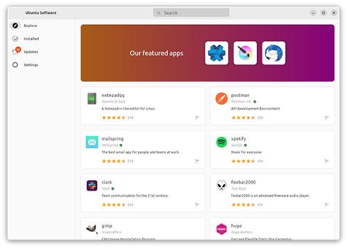 В Ubuntu 23.10 появится новый менеджер приложений, ориентированный на пакеты Snap